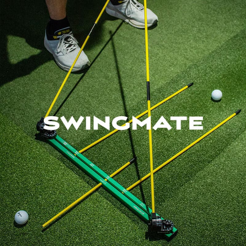 SwingMate training system with two adjustable hinges and alignment rods